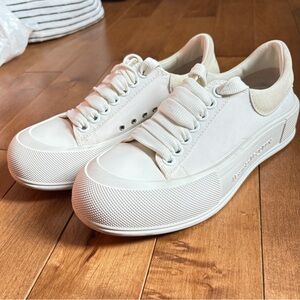 Alexander McQueen White Sneaker Size 36.5